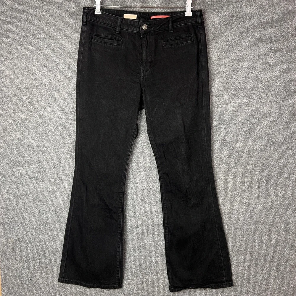 Pilcro Black Flare Jeans